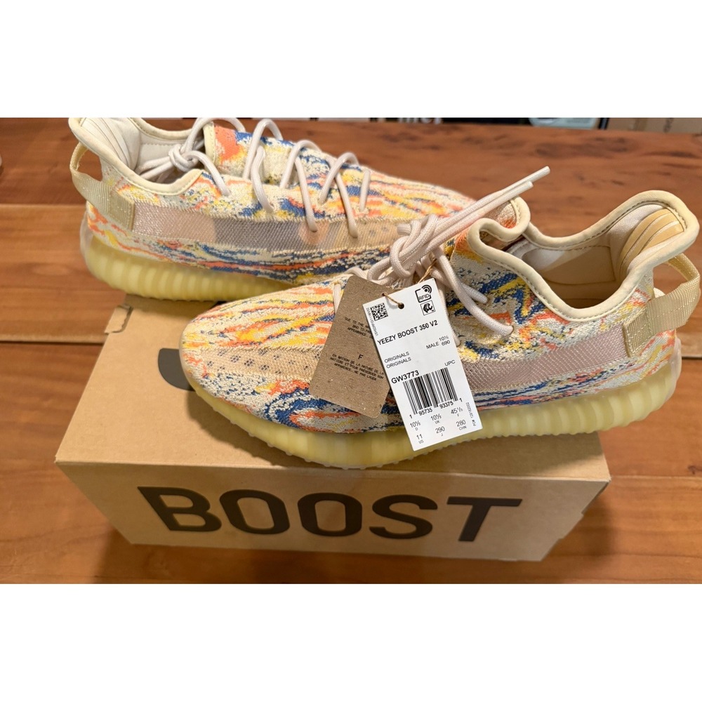 adidas Yeezy Boost 350 V2 GW3773 Prime knit Sneaker Mx Oat NEW Size 11